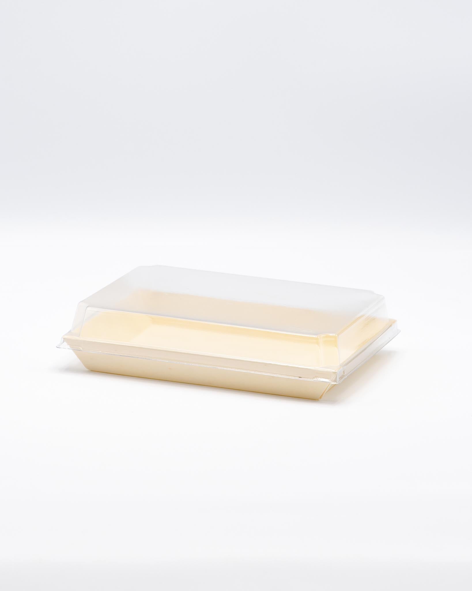 6X8X1 Balsa Wood Tray with Clear Cover