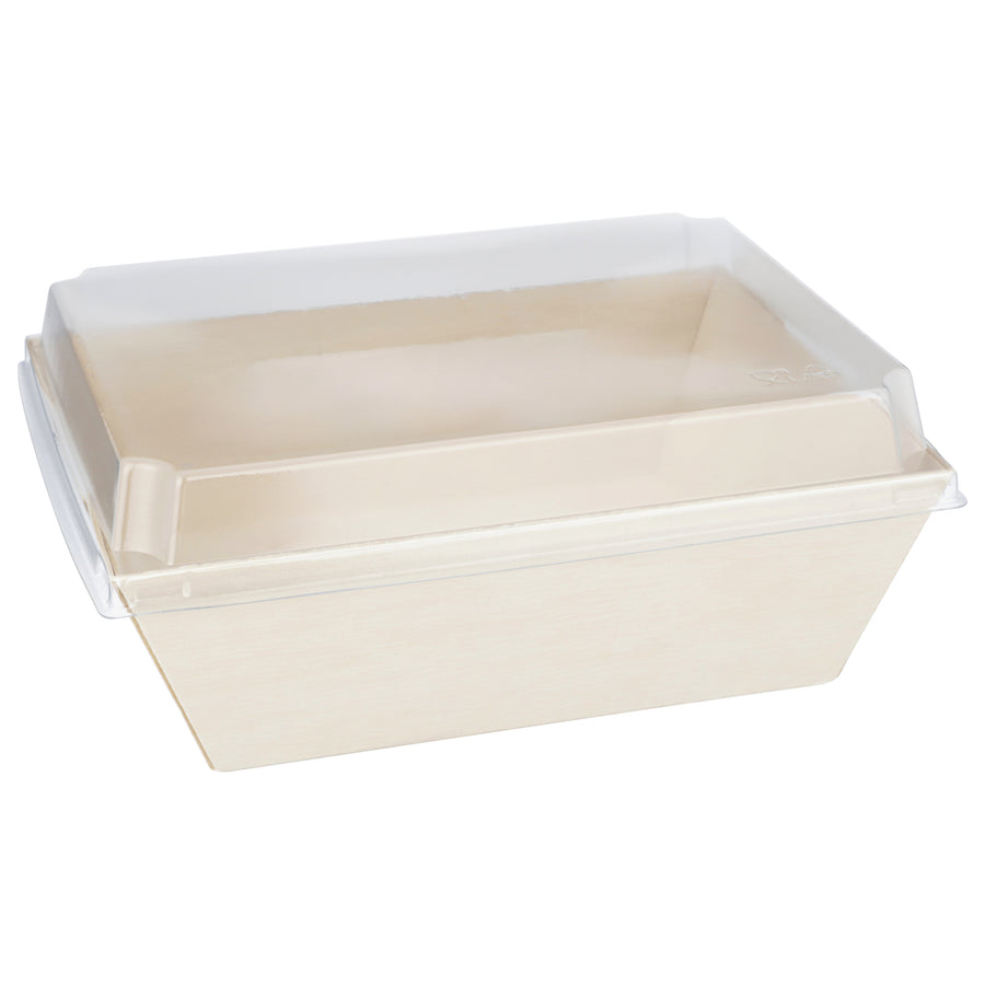 6X8X2 Balsa Wood Tray with Clear Cover