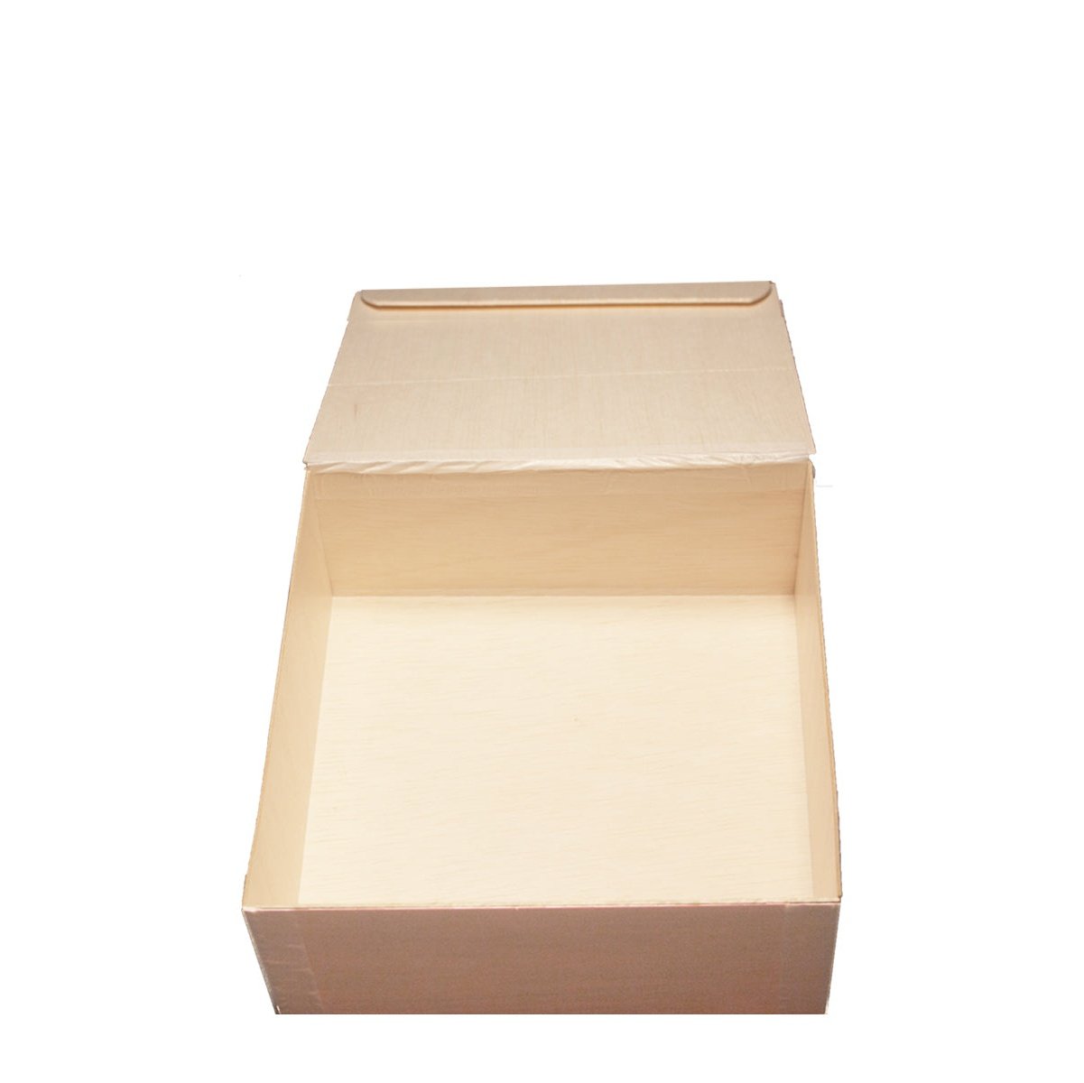 7" x 7" Medium Square Collapsible Box with Attached Lid (10 count Retail Pack) ESTIMATED RESUPPLY 1/15/21-VerTerra Dinnerware