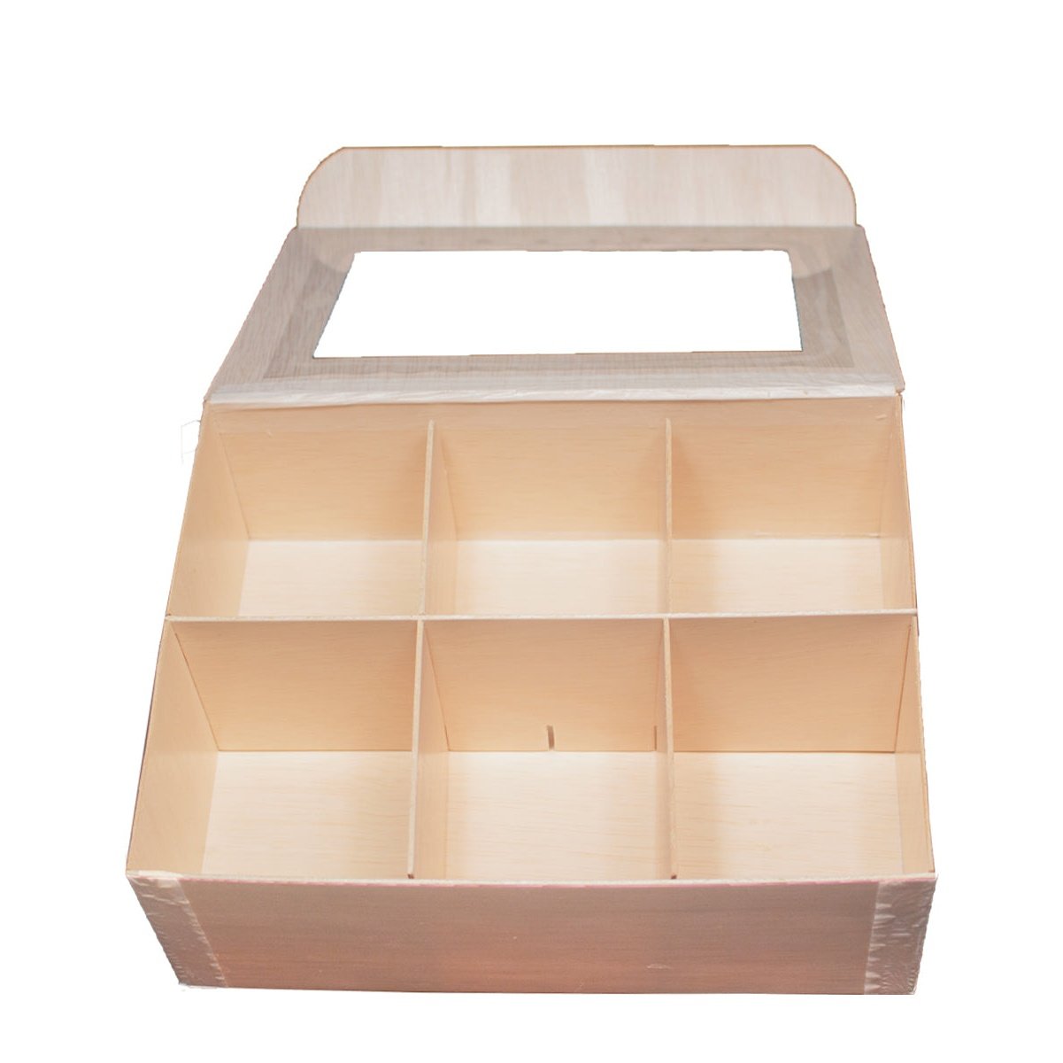 8" x 11" Large Rectangle Vento Box with Attached Window Lid (10 count Retail Pack) ESTIMATED RESUPPLY 12/20/20-VerTerra Dinnerware