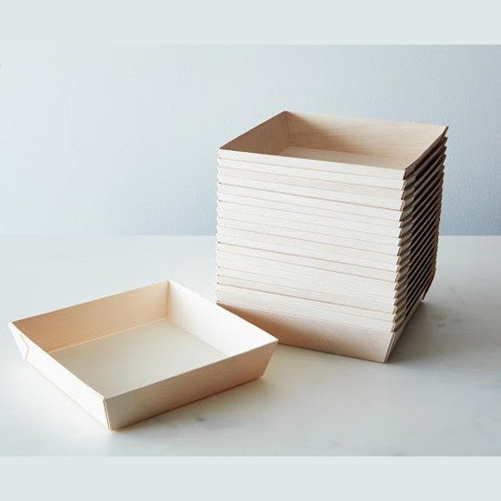 7 x 7 Fixed Sided Square (20 count Retail Pack)-VerTerra Dinnerware