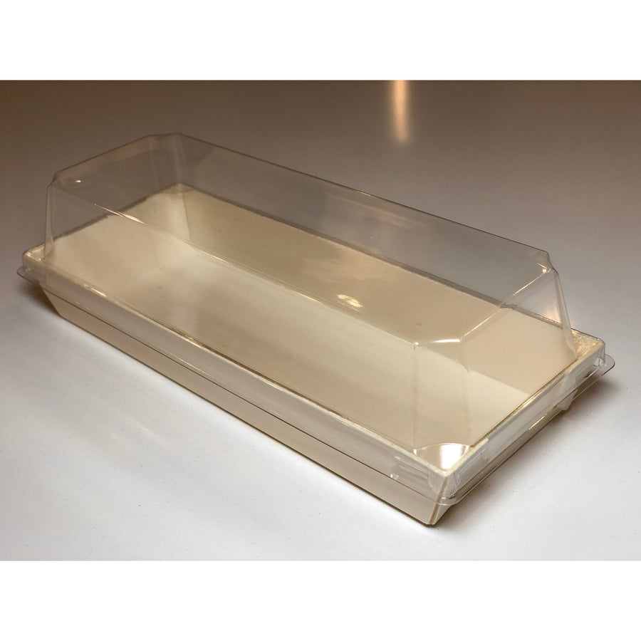 9.8" X 3" Covered Tray (10 Count)-VerTerra Dinnerware