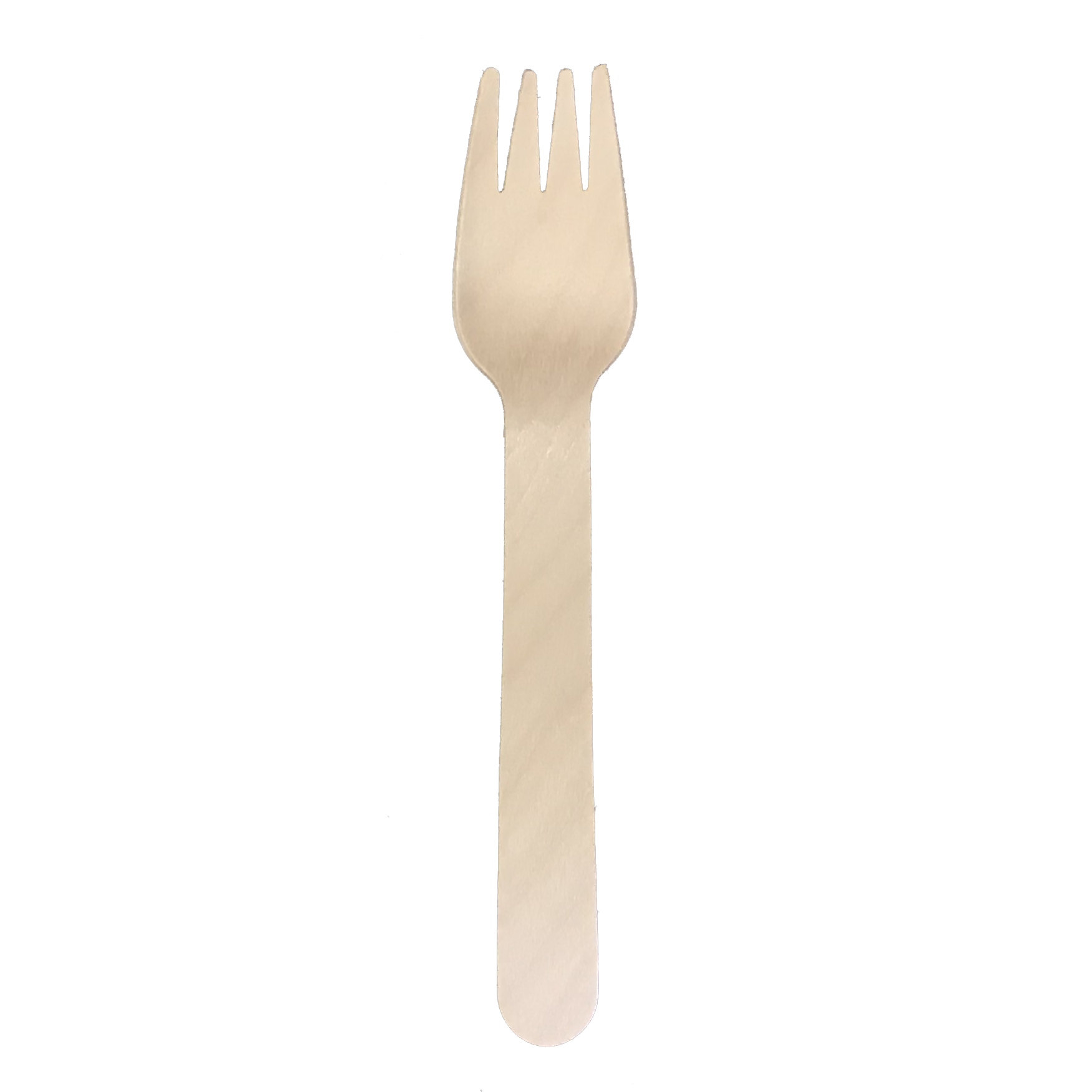 Eco² ® Medium weight Wooden Forks (100 Count Retail Pack)-VerTerra Dinnerware