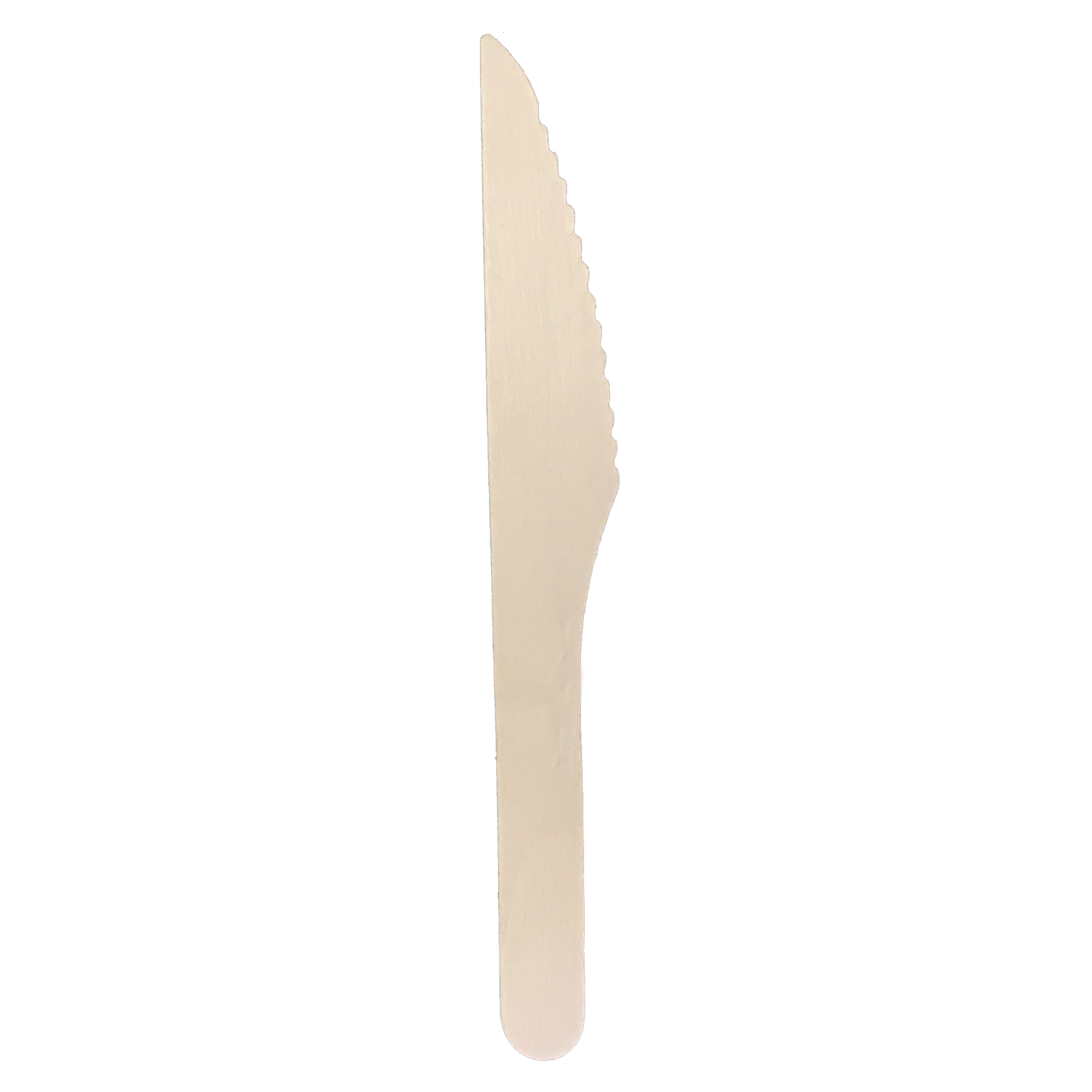 Eco² ® Medium weight Wooden Knives (100 Count Retail Pack)-VerTerra Dinnerware