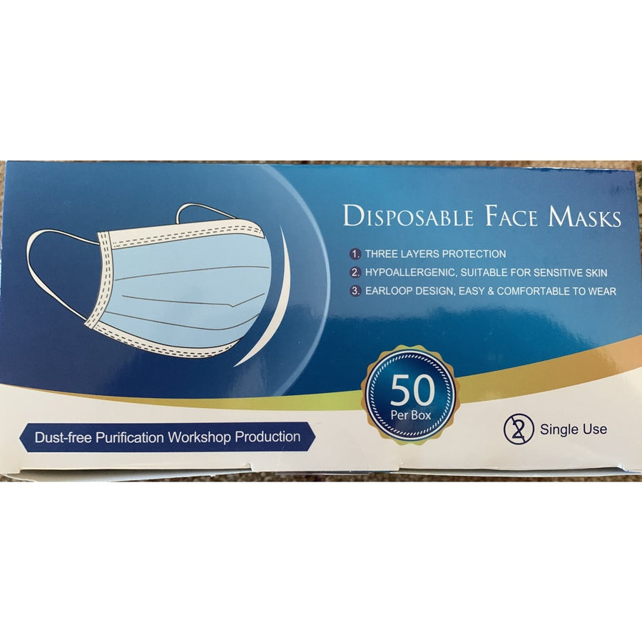 3 Ply Mask (1 box 50 pieces)-VerTerra Dinnerware