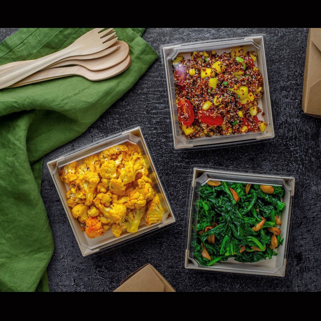 4.6" X 4.6" Covered Tray